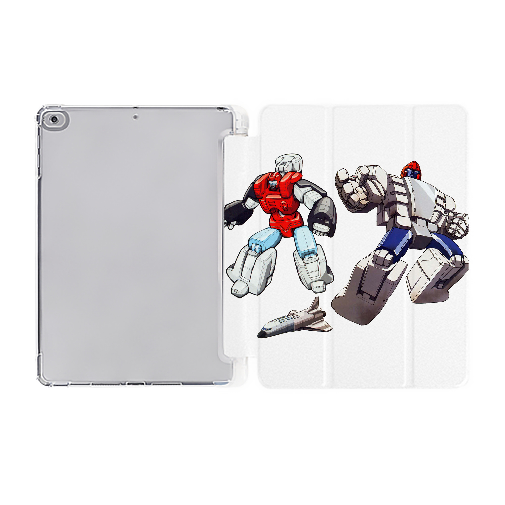 （画像用）  IPad ケース ペン収納付き 三つ折りスタンド PUレザー×シリコン 対応機種9.5/10.5/10.9インチ